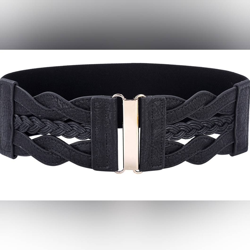 Grace Karin Elastic Vintage Belt Black Xl